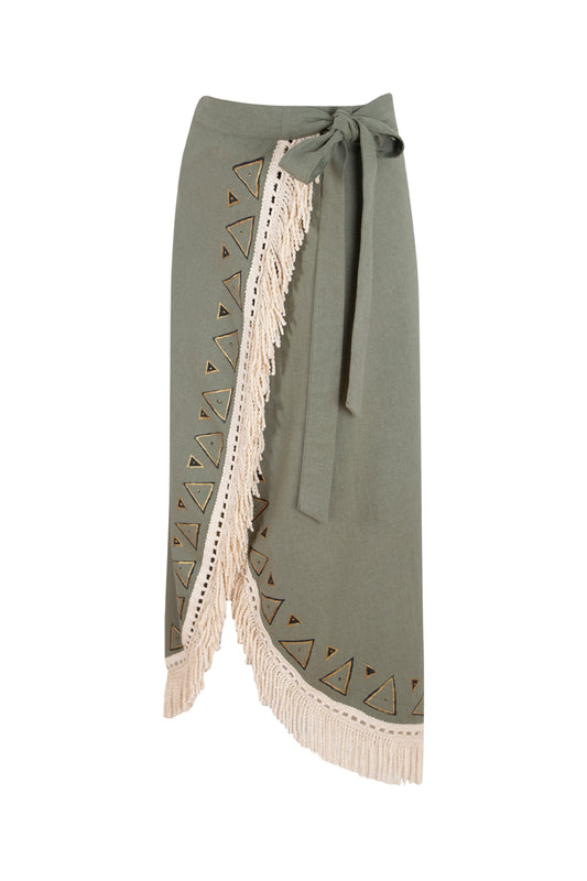 Straight Pareo - Khaki