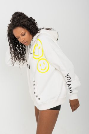 Look Project - Emoji - Hand Painted Hoodie