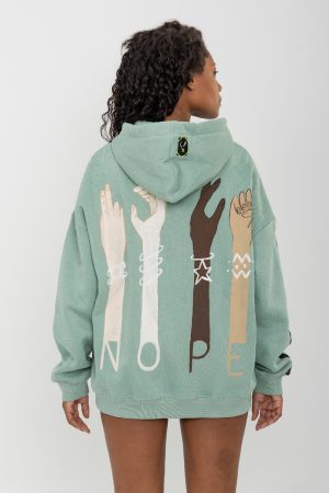 Look Project - Nope - Hand Painted Hoodie