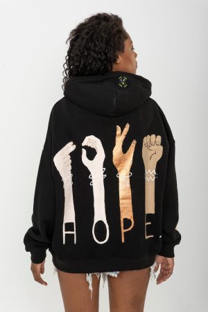 Look Project - Hope - Hand Painted Hoodie